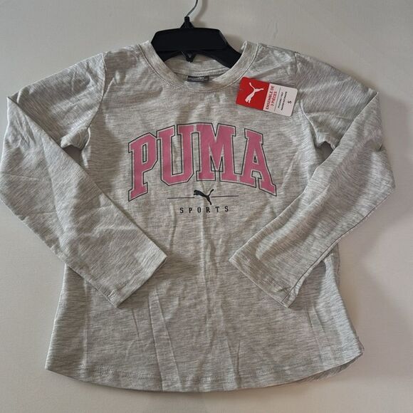 Puma Puffer Vest Girls Small Pink Tshirt Pants Outfit - Picture 5 of 6